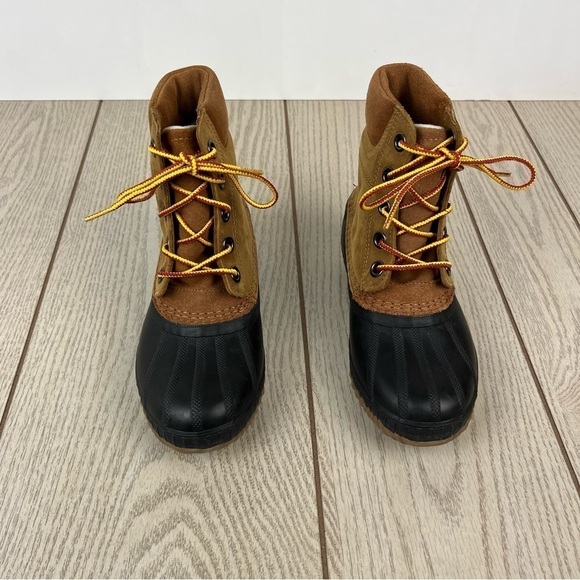 Sorel Youth Cheyanne ii Lace Leather Boots Youth Size 2 Elk (tan) Black $90 - Picture 3 of 9